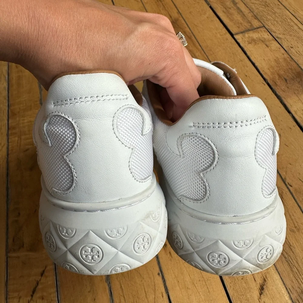 Tory Burch White Sneakers - Picture 4 of 7